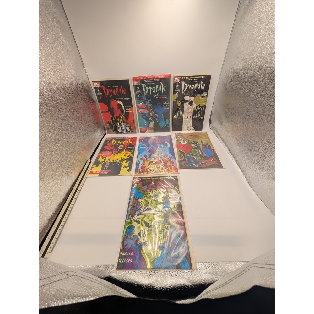 Bram Stoker's Dracula 1-4 & Vlad The Impaler 1-3 Topps Comics Complete Set‎ 1992